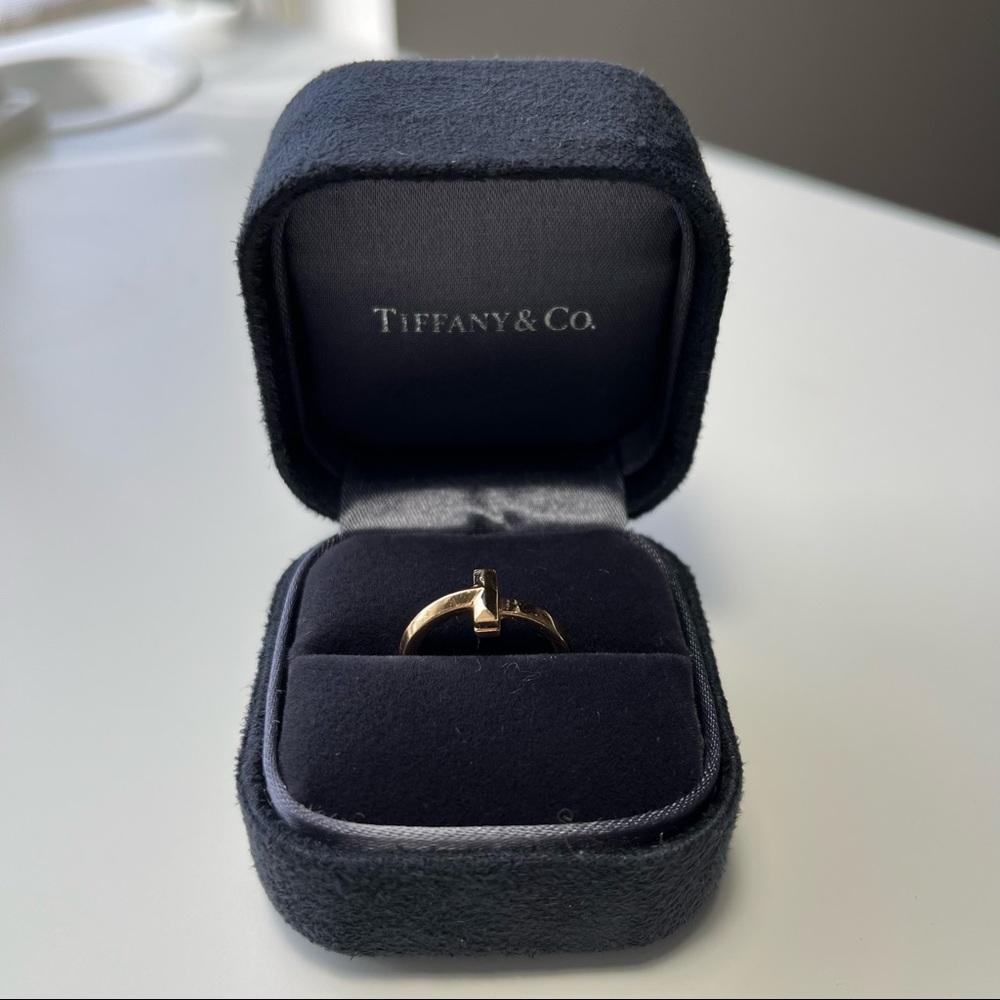 TIFFANY&CO. T1 Ring 14K Rose gold